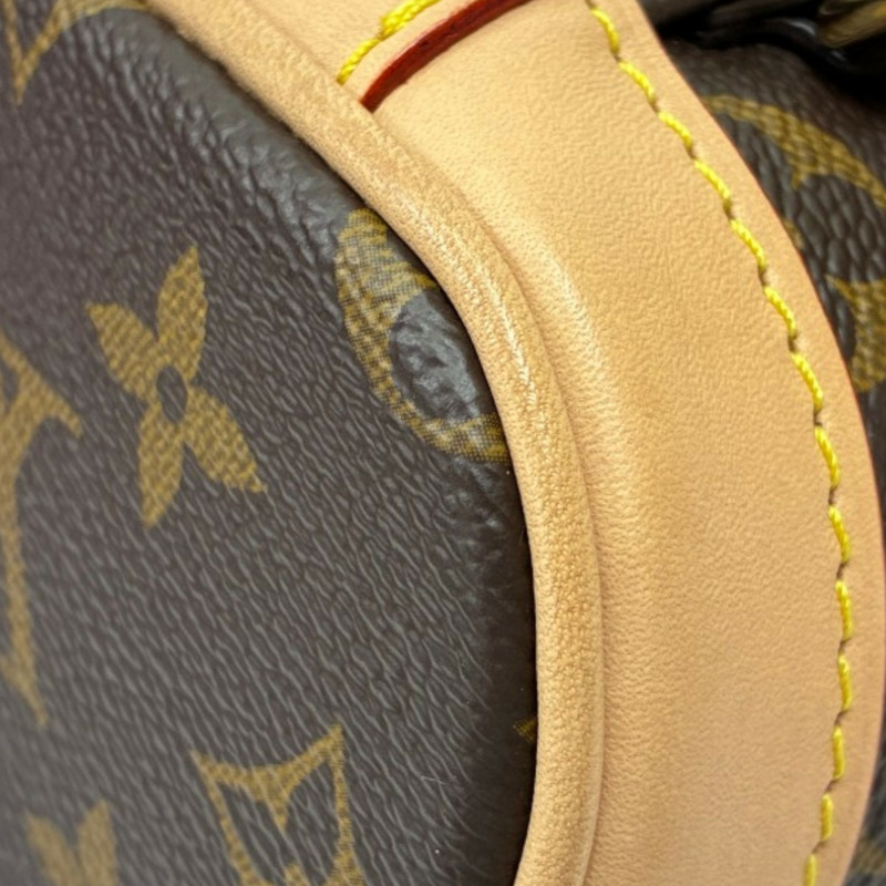 棕色 原花 帆布 Montsouris Mini 後背包【LOUIS VUITTON LV 路易威登】 M11199-11