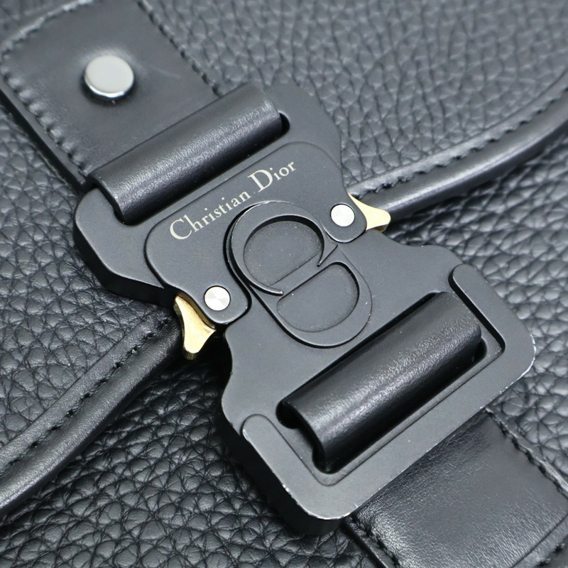 黑色 牛皮 Gallop 肩背包 【Dior 迪奧 】 1ADPO033LAC_H00N-4