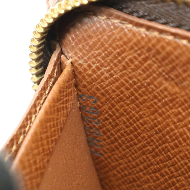 棕色 原花帆布 Portemonnaie Zip 拉鍊長夾【LOUIS VUITTON LV 路易威登】 M61727-5