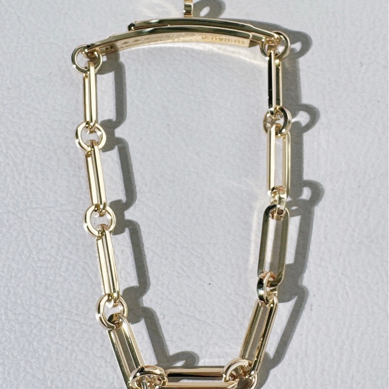 Hermes愛馬仕Kelly chain六鑽手鍊 中號，ST 尺寸-5
