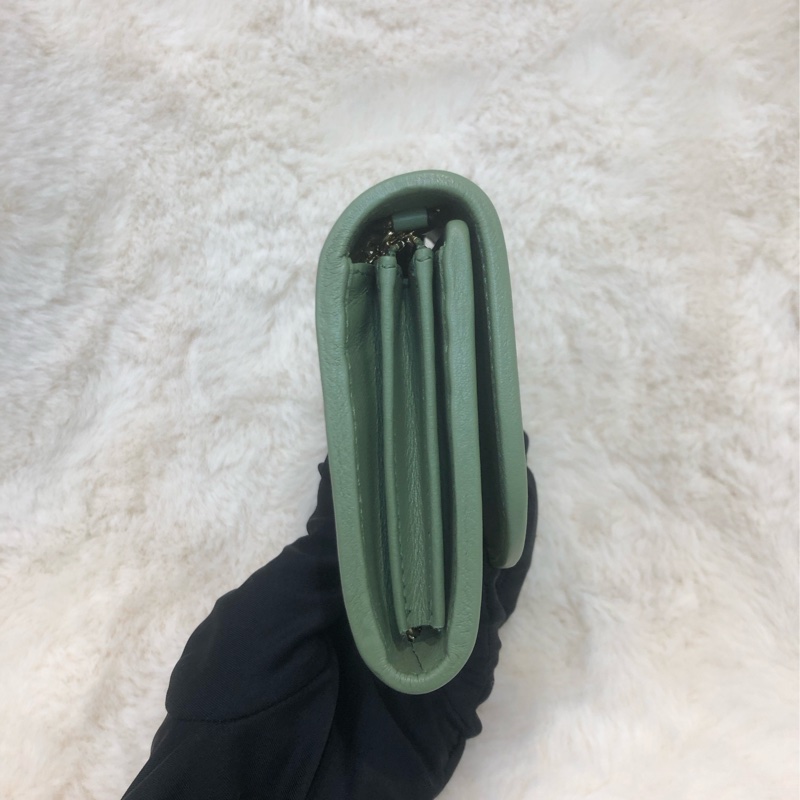 Gucci Blondie 綠色金扣WOC XC530-3