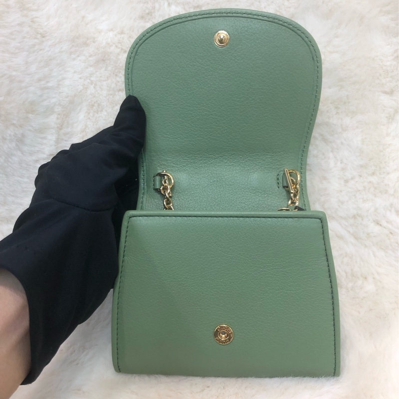 Gucci Blondie 綠色金扣WOC XC530-7