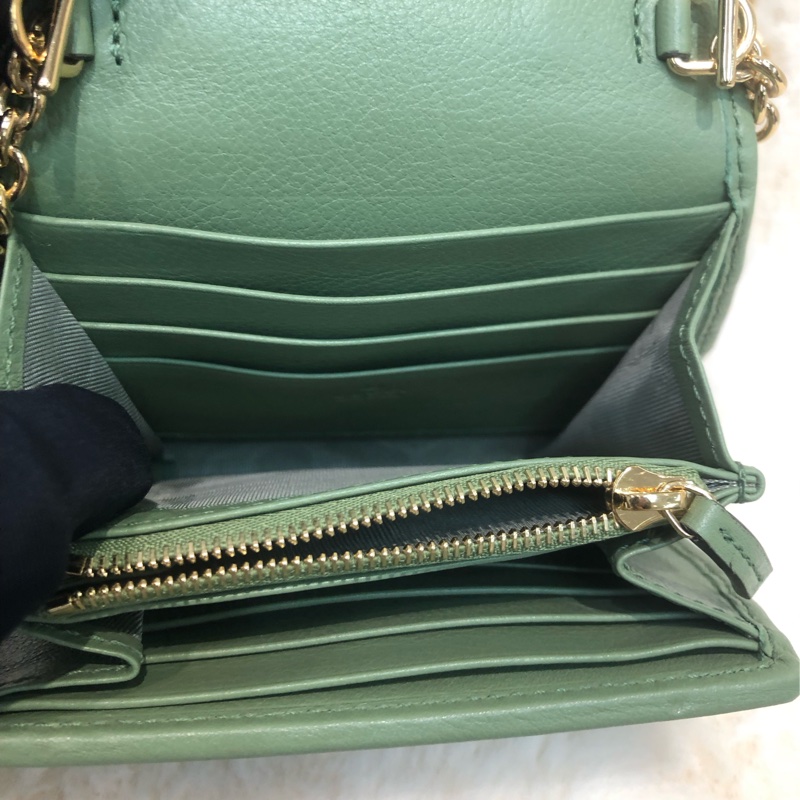 Gucci Blondie 綠色金扣WOC XC530-15