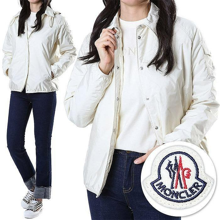 💎Han's house精品服飾💎moncler 防水 尼龍 風衣 連帽 可拆 外套 內裡 羽絨 男女可穿 現貨 M ~ XL 原價43200-4