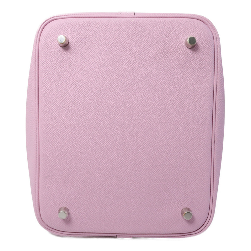 HERMES Epsom皮革Picotin MM手挽袋Mauve Sylvestre-3