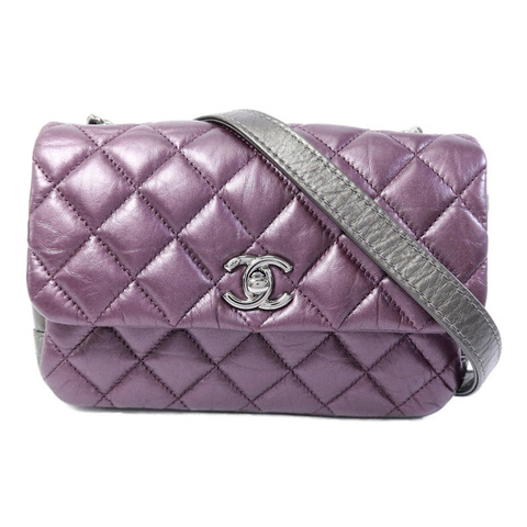 CHANEL 羊皮皮革2 Way Shoulder Bag手挽肩背兩用袋