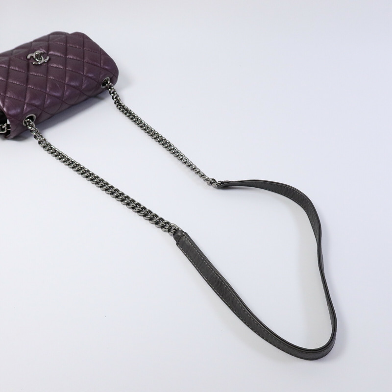 CHANEL 羊皮皮革2 Way Shoulder Bag手挽肩背兩用袋-8