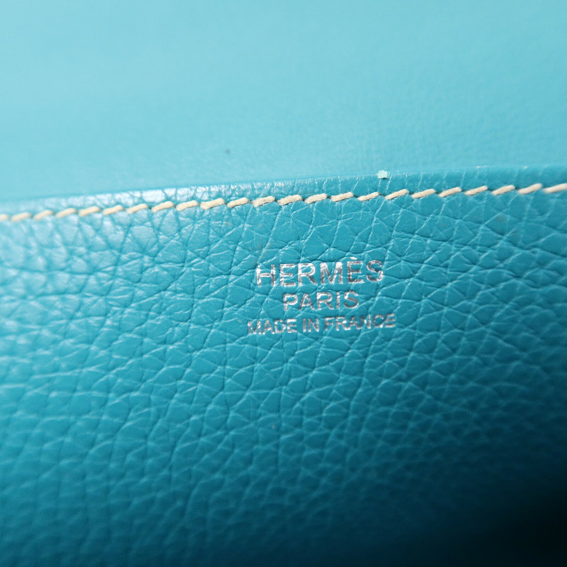 HERMES Clemence皮革Halzan 31手挽肩背兩用袋-5