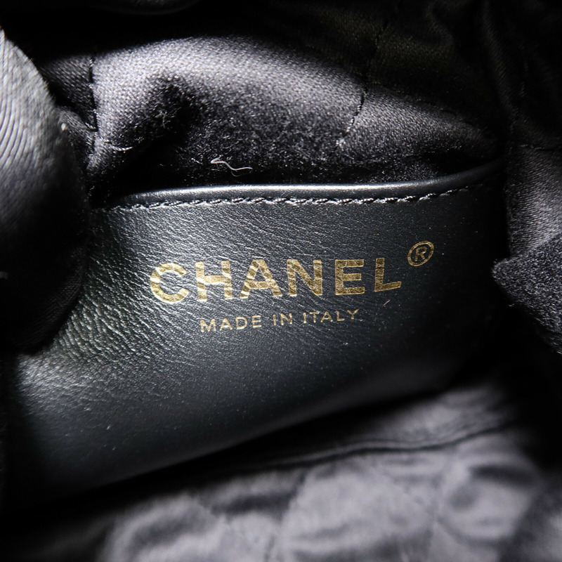 CHANEL 牛皮皮革Mini 22手挽肩背兩用袋-5