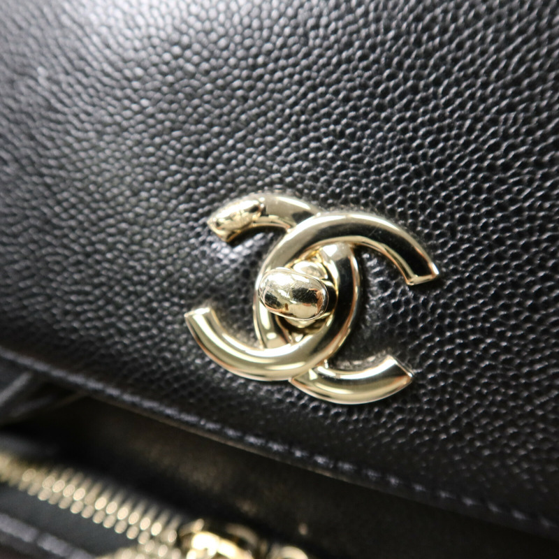 CHANEL 牛皮皮革Business Affinity Backpack背包-6