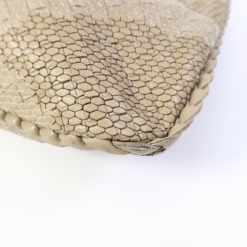 BOTTEGA VENETA 牛皮皮革Hobo肩背袋-11