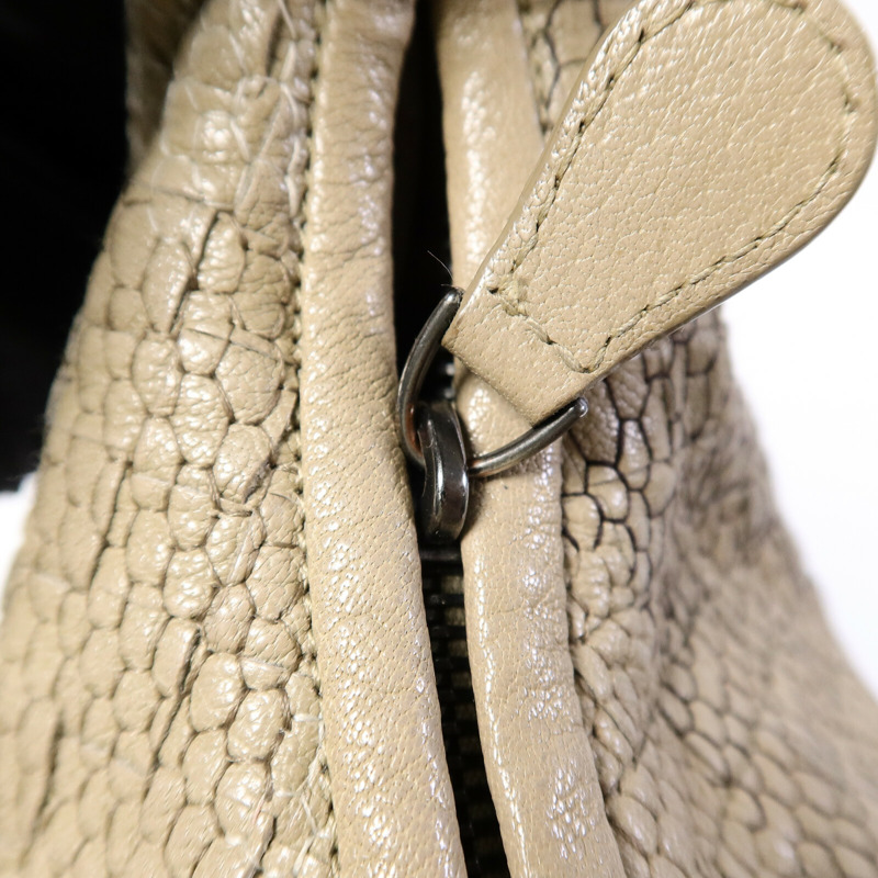 BOTTEGA VENETA 牛皮皮革Hobo肩背袋-13