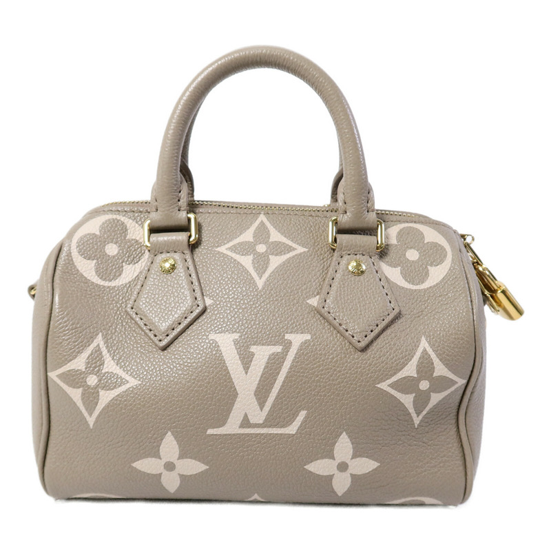 LOUIS VUITTON Monogram Empreinte Speedy Bandouliere 20扣手挽肩背兩用袋-1