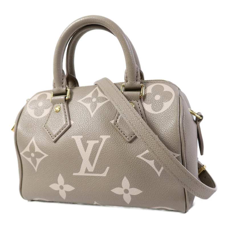 LOUIS VUITTON Monogram Empreinte Speedy Bandouliere 20扣手挽肩背兩用袋-2