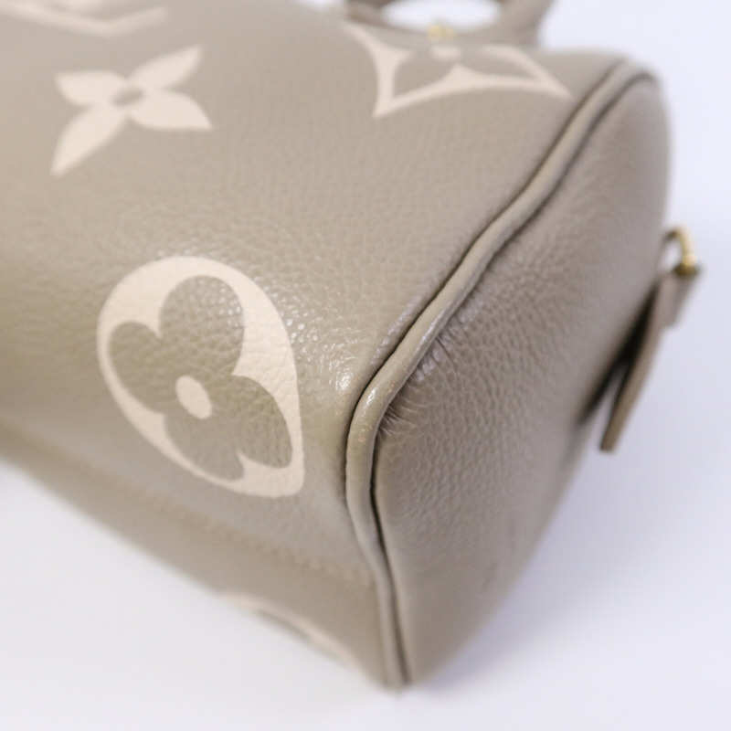 LOUIS VUITTON Monogram Empreinte Speedy Bandouliere 20扣手挽肩背兩用袋-9