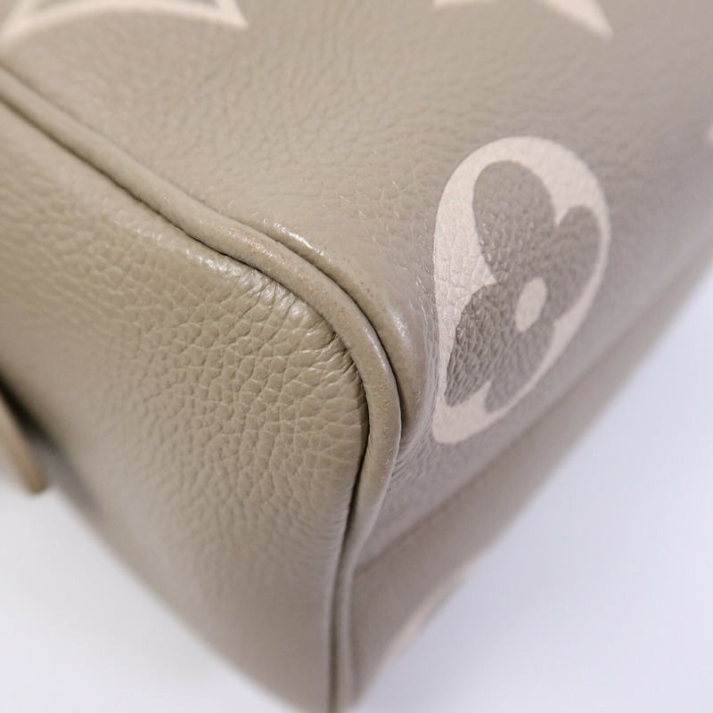 LOUIS VUITTON Monogram Empreinte Speedy Bandouliere 20扣手挽肩背兩用袋-12