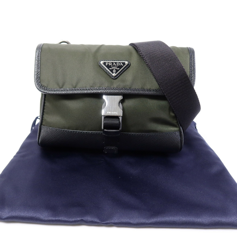 PRADA 尼龍Phone Bag肩背袋-9