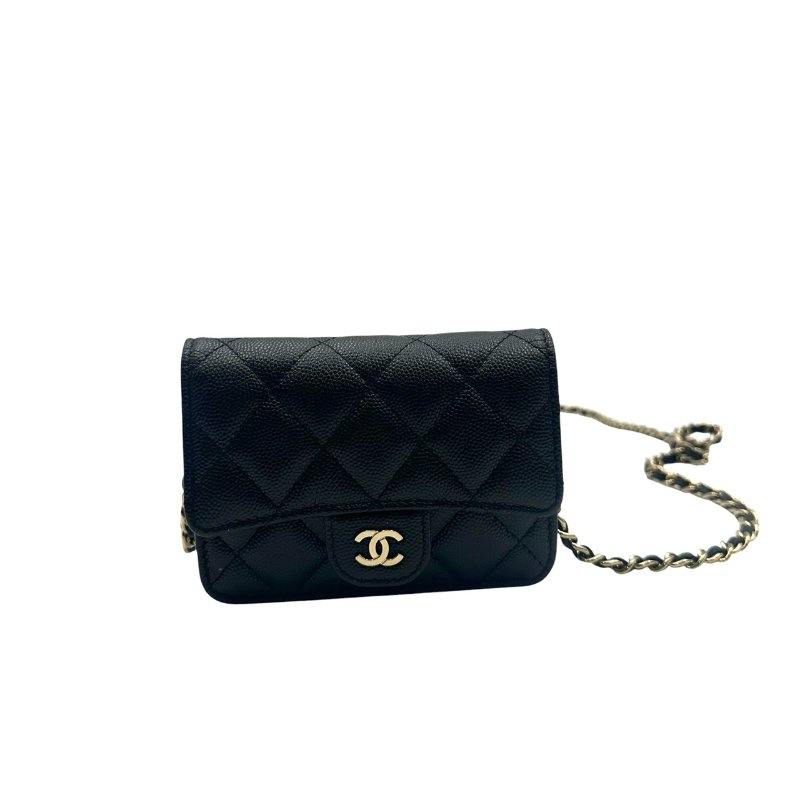 【美收精品】CHANEL 荔枝雙C斜肩包 C-509【隔月月中將轉賣至日本 上架期限30天】-0