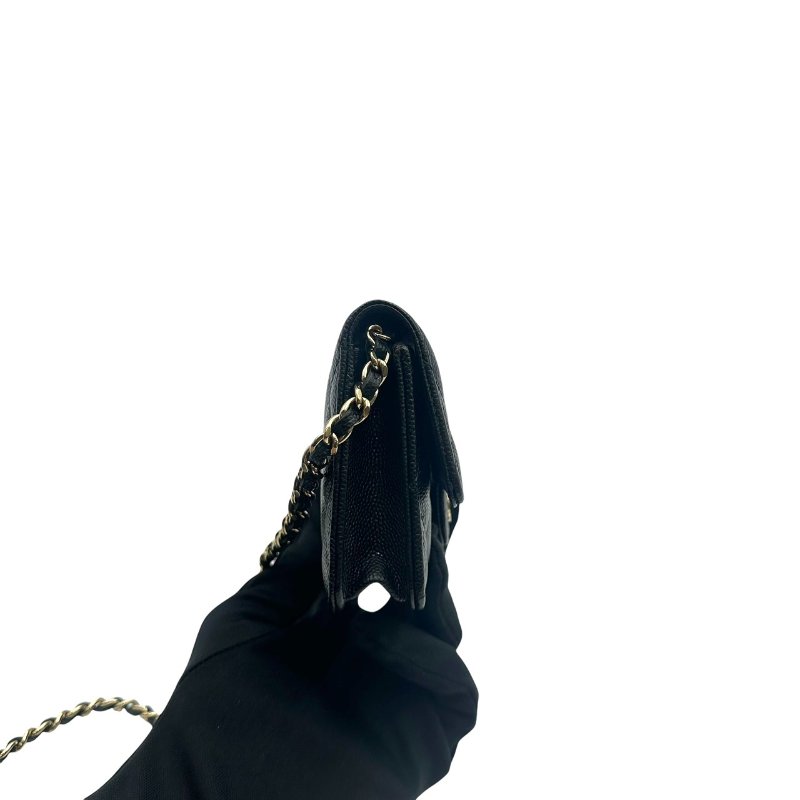 【美收精品】CHANEL 荔枝雙C斜肩包 C-509【隔月月中將轉賣至日本 上架期限30天】-3