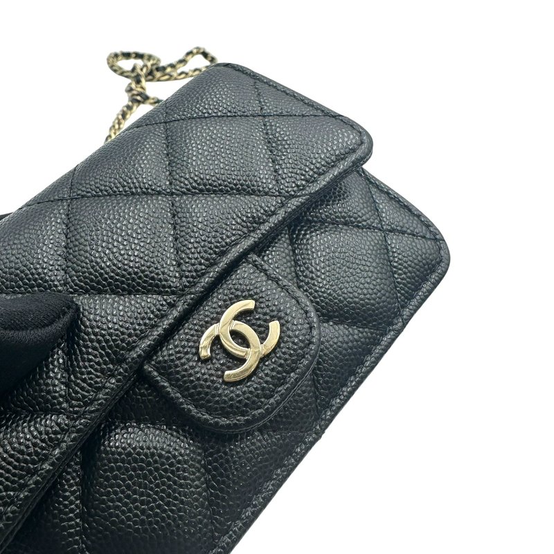【美收精品】CHANEL 荔枝雙C斜肩包 C-509【隔月月中將轉賣至日本 上架期限30天】-5