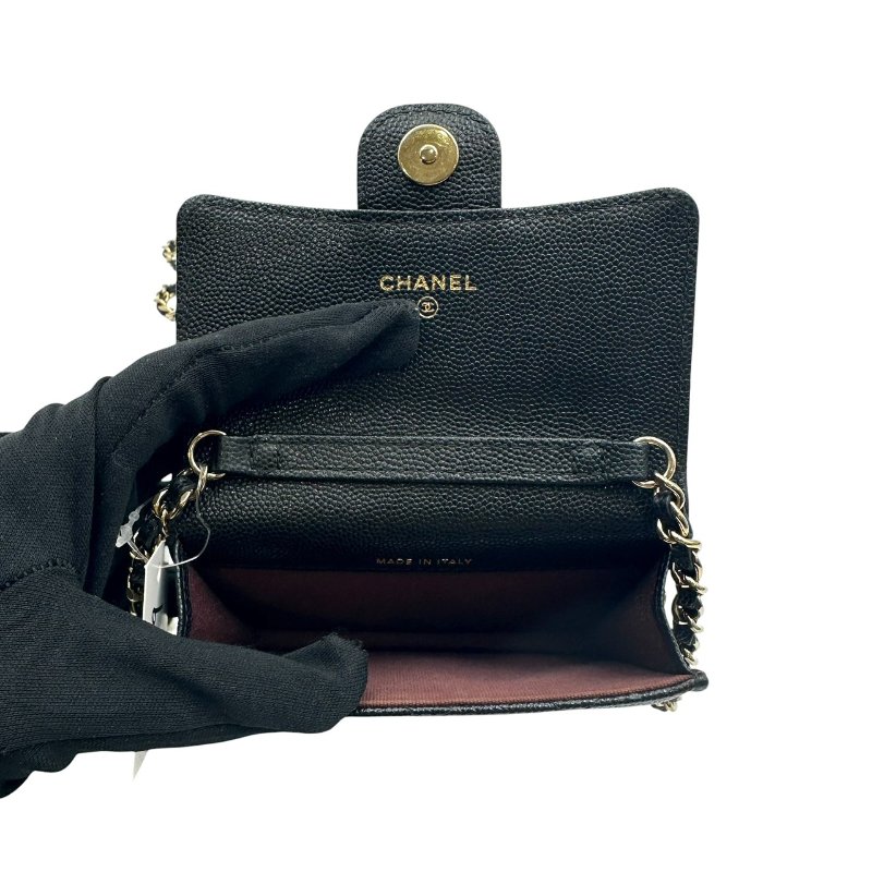 【美收精品】CHANEL 荔枝雙C斜肩包 C-509【隔月月中將轉賣至日本 上架期限30天】-8