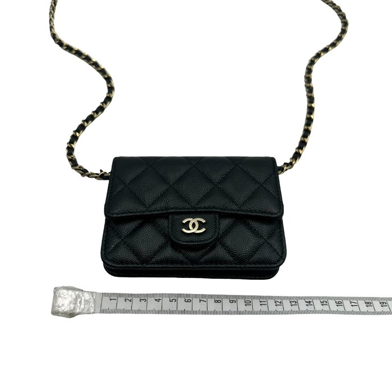 【美收精品】CHANEL 荔枝雙C斜肩包 C-509【隔月月中將轉賣至日本 上架期限30天】-11