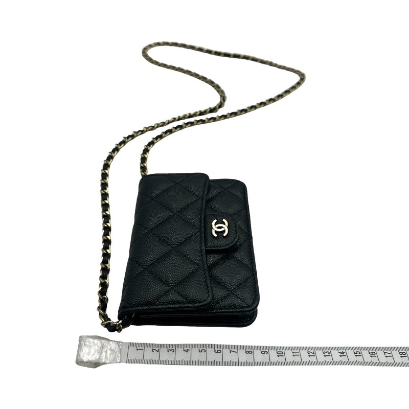 【美收精品】CHANEL 荔枝雙C斜肩包 C-509【隔月月中將轉賣至日本 上架期限30天】-12