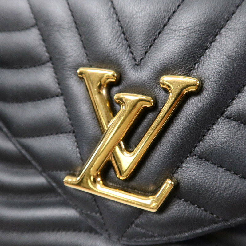 LOUIS VUITTON 牛皮皮革New Wave PM鏈帶手挽肩背兩用袋-6