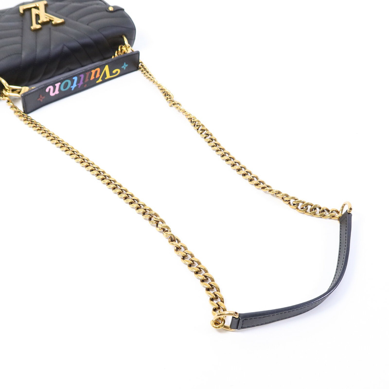 LOUIS VUITTON 牛皮皮革New Wave PM鏈帶手挽肩背兩用袋-8