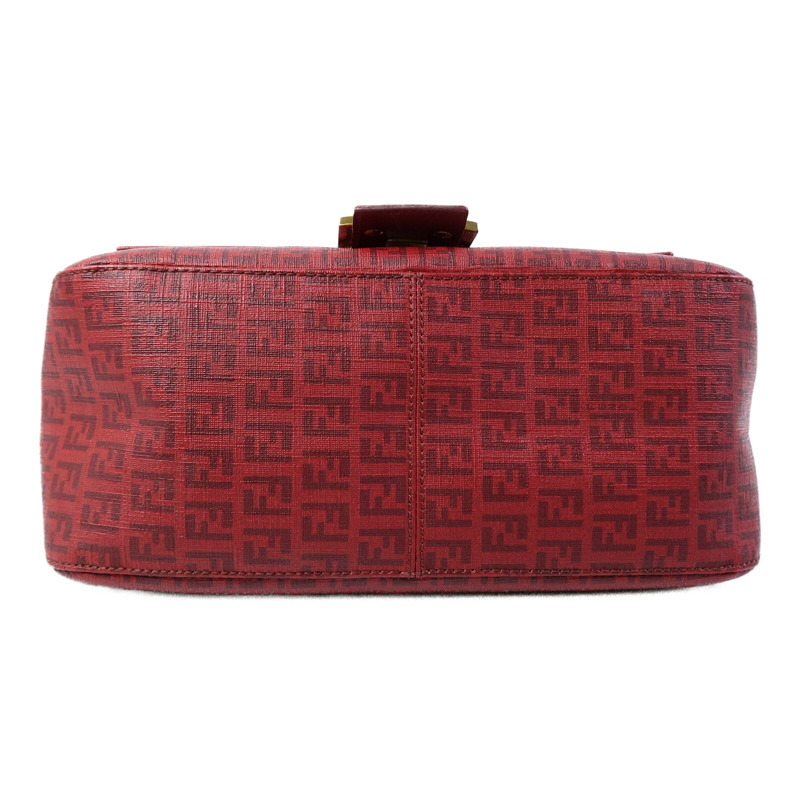FENDI 塗層帆布Zucchino Mamma  Baguette肩背袋-3
