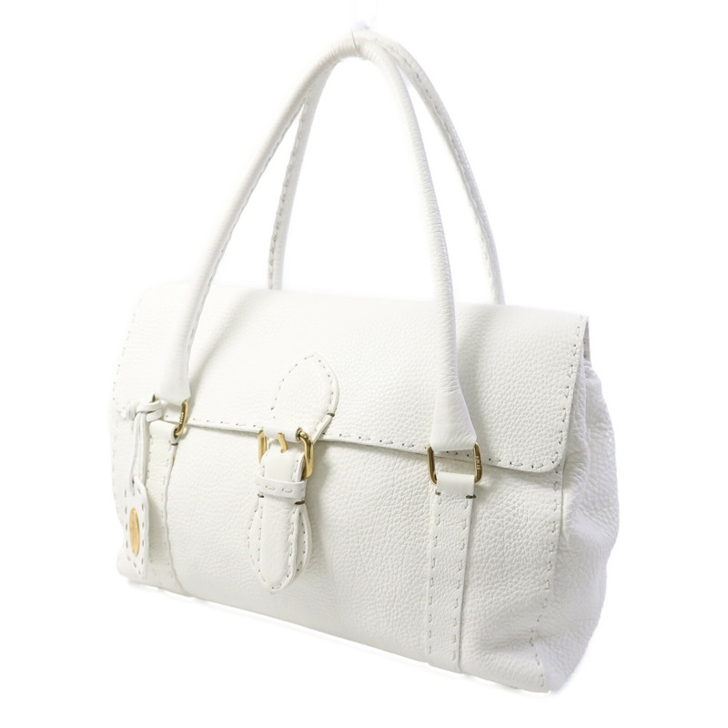 FENDI 牛皮皮革Selleria Linda Bag手挽袋-2