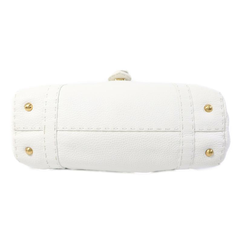 FENDI 牛皮皮革Selleria Linda Bag手挽袋-3