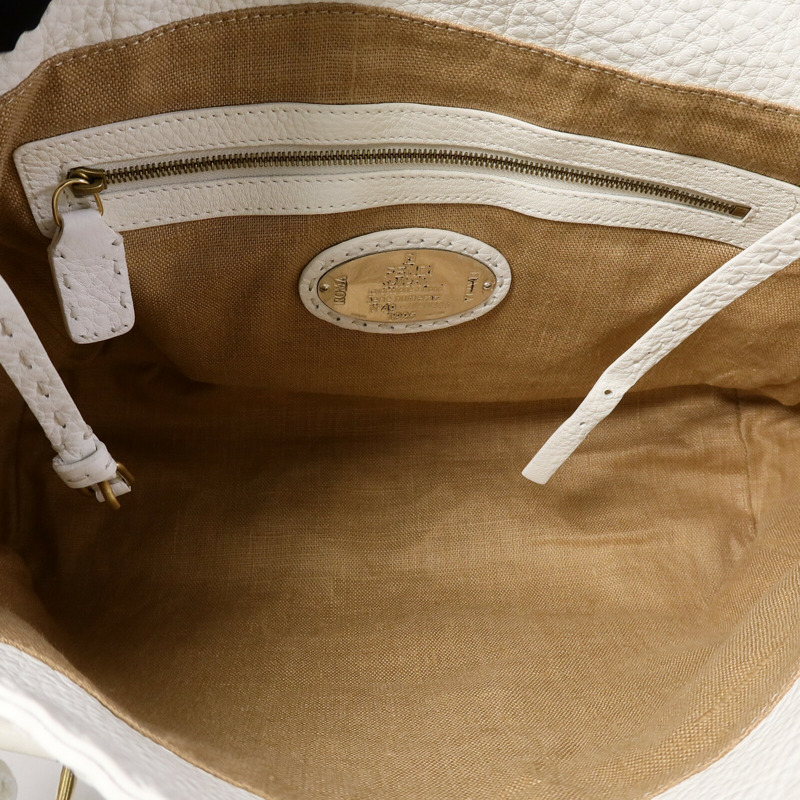 FENDI 牛皮皮革Selleria Linda Bag手挽袋-4