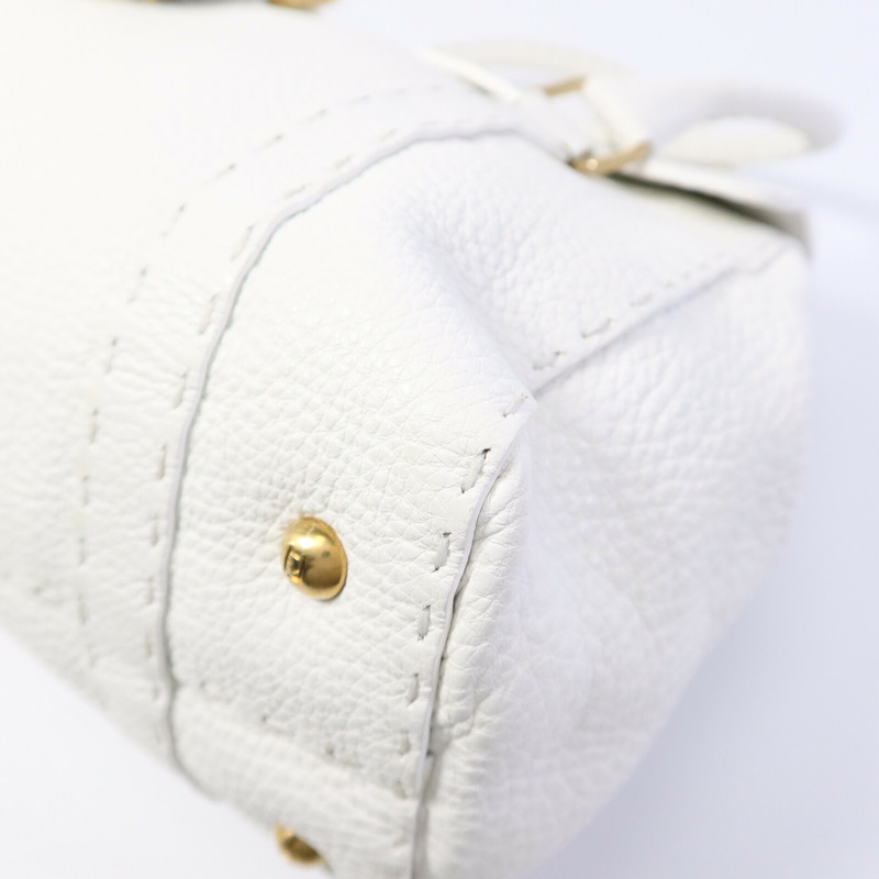 FENDI 牛皮皮革Selleria Linda Bag手挽袋-8