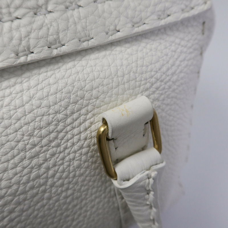 FENDI 牛皮皮革Selleria Linda Bag手挽袋-10