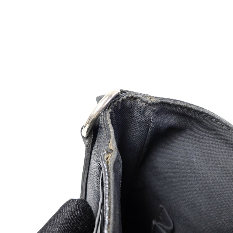 LOUIS VUITTON Damier Graghite Daniel MM銀扣肩背袋-17