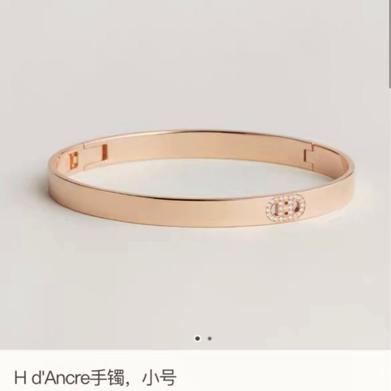 Hermes愛馬仕 Hd'Ancre系列 豬鼻子手鐲，SH 小號-7