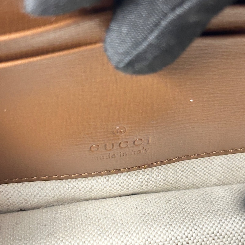 Gucci 雙G Retro系列 Supreme帆布復古馬鞍型肩背斜背包-22