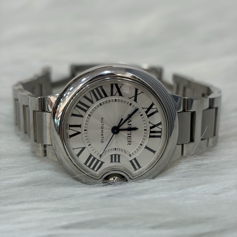 CARTIER BALLON BLEU W6920071 藍氣球 精鋼 自動上鏈機械機芯 手錶-3