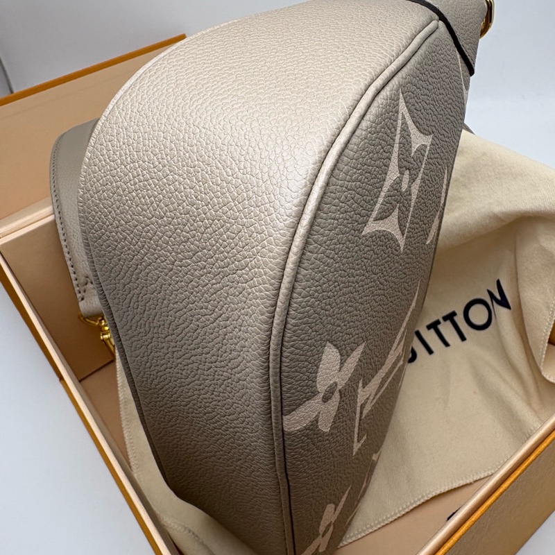 Louis Vuitton 路易威登 Bagatelle 大象灰牛角包 芯片款-7