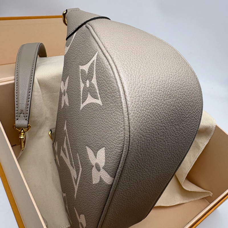 Louis Vuitton 路易威登 Bagatelle 大象灰牛角包 芯片款-8