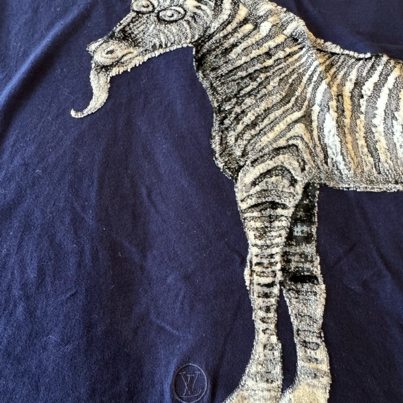Louis Vuitton 短袖深藍斑馬T shirt-3