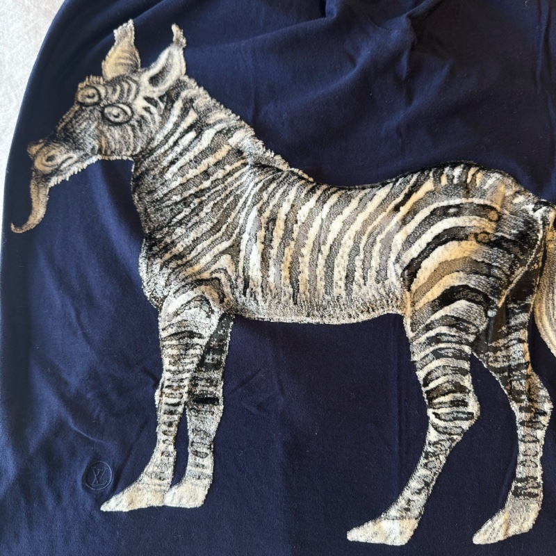 Louis Vuitton 短袖深藍斑馬T shirt-23