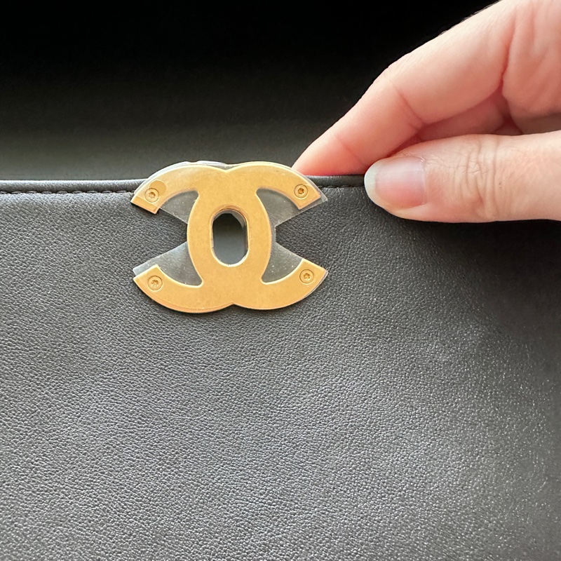 🖤 Chanel 25S Top Handle 香奈兒經典翻蓋手提鏈條包｜黑金霧面羊皮 🖤-2