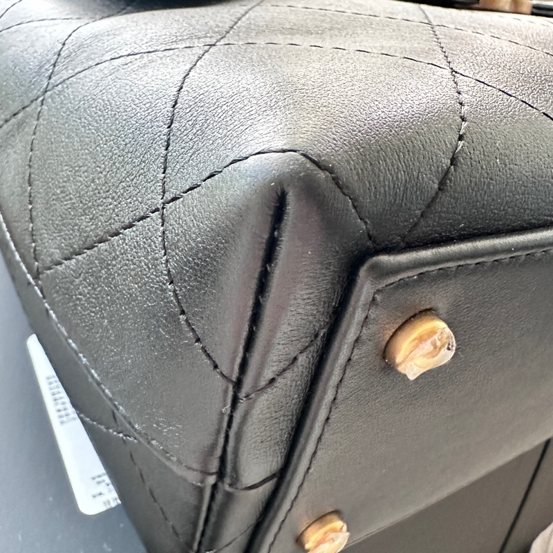 🖤 Chanel 25S Top Handle 香奈兒經典翻蓋手提鏈條包｜黑金霧面羊皮 🖤-13