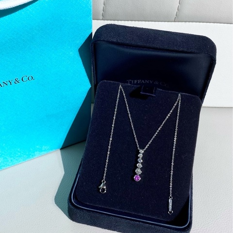Tiffany蒂芙尼 jazz系列 六排鑽項鍊
