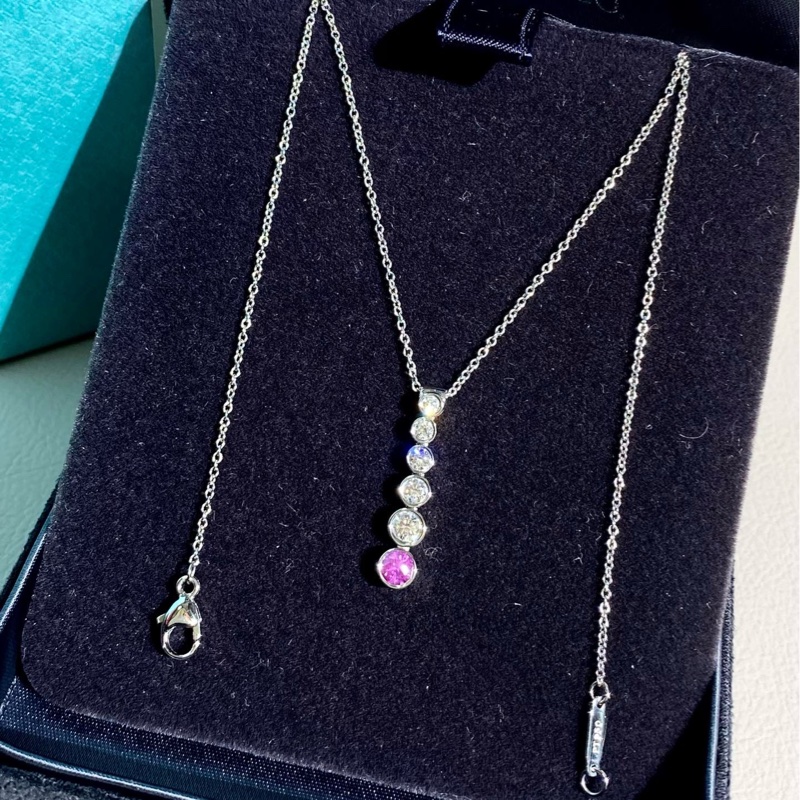Tiffany蒂芙尼 jazz系列 六排鑽項鍊-1