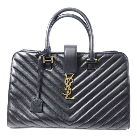 SAINT LAURENT 羊皮皮革Cabas Chyc金扣手挽袋