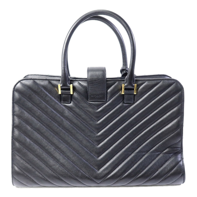 SAINT LAURENT 羊皮皮革Cabas Chyc金扣手挽袋-1