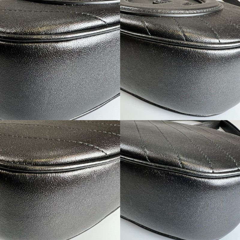 GUCCI 760175 黑Blondie橢圓相機包-9
